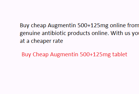 Buy cheap augmentin online